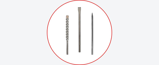 Foret pour perforateur, Burin