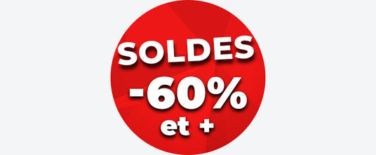 Soldes -60% et plus