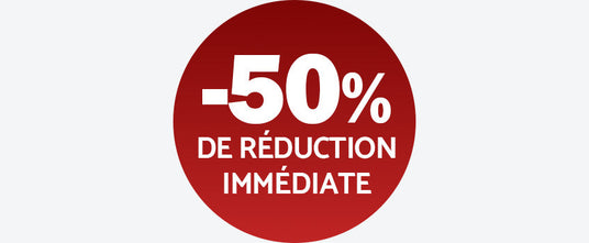 Offre spéciale -50% supplémentaires sur la sélection