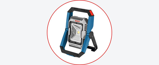 Lampe de chantier sur batterie
