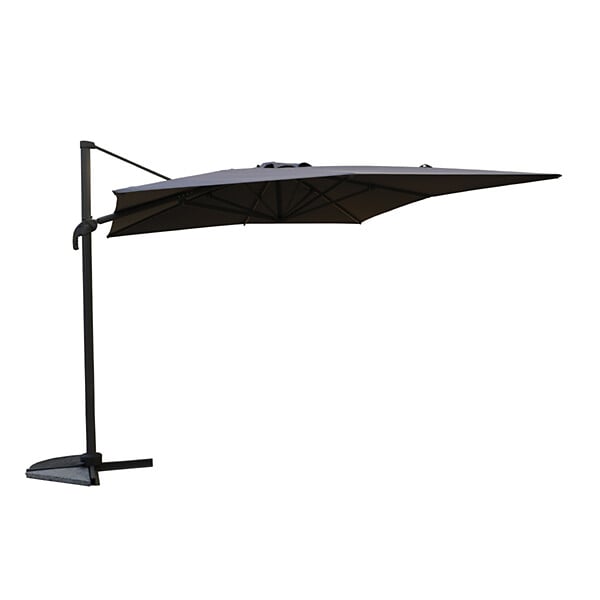 Parasol excentré - Gris anthracite - 4x3m