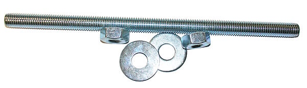 S4028053 - 2 tiges filetées acier zinguÃ