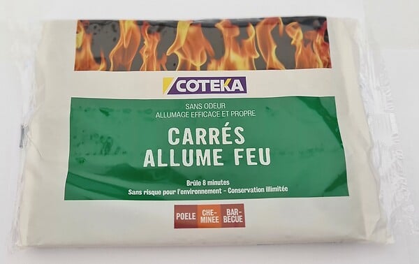 Allume-feu 24 carrés