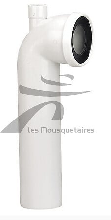 3025666 - Pipe WC avec entrée additionn
