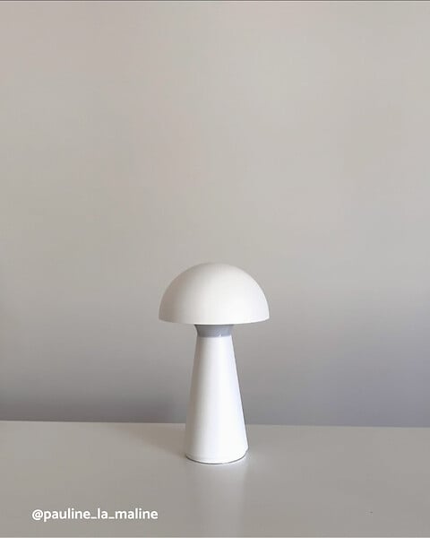 Lampe nomade FUNGO col blanc