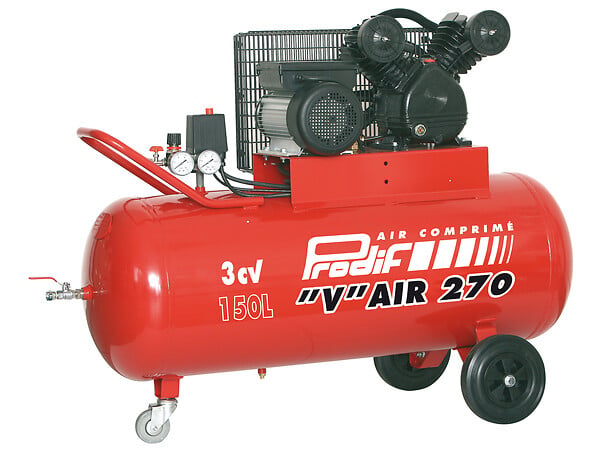 PRODIF Compresseur 150L 3CV 9 bar industriel courroie 150L