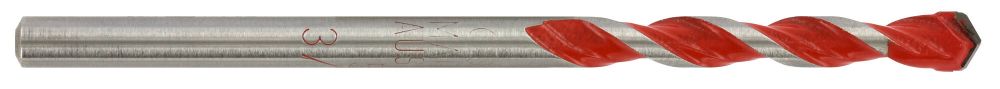 Tivoly 1 Foret Béton-Carrelage 2 en 1 Technic, Rouge, Ø 5 mm