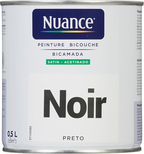 3505391059288 - Peinture bicouche - Noir - Sat