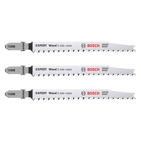 3 Lames de scie sauteuse BOSCH EXPERT T 308 B
