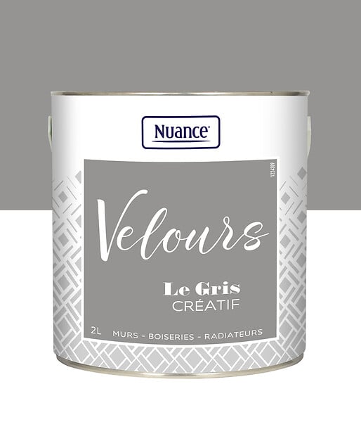 436241 - Peinture Velours - Gris créat