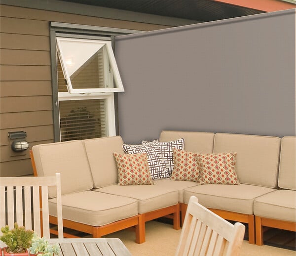 Brise vue semi-rigide -Taupe - L3xH1,5m