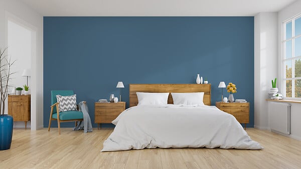 436259 - Peinture Velours - Bleu except