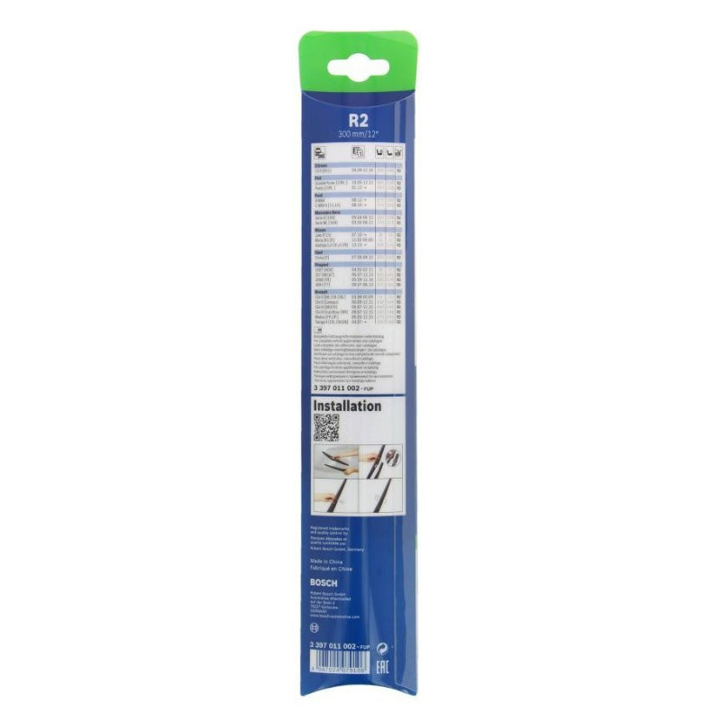 Essuie-glace arrière BOSCH 3397011002 300 mm plat