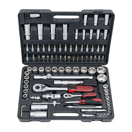 Coffret de douilles F6 1/4'' - 1/2'' - CHROMEmat - 94 pcs  - KS TOOLS - 911.0694