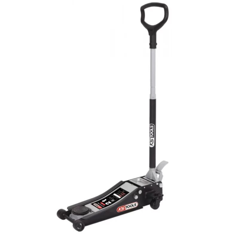 Cric hydraulique extra-bas acier ULTIMATE, 2t - KS TOOLS - 161.0367