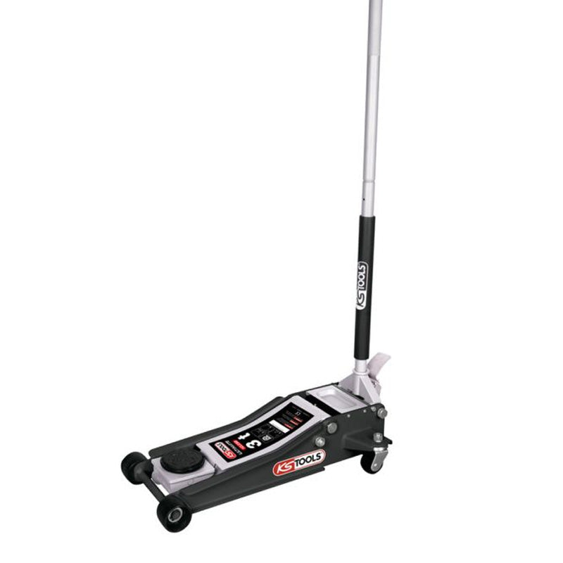 Cric hydraulique extra-bas acier ULTIMATE, 3t - KS TOOLS - 163.0368