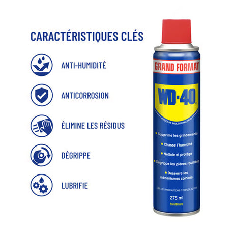 Lubrifiant multifonction 275ML - WD-40 - 270491