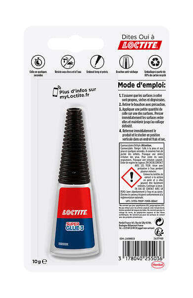 2608833 - Colle Cyanoacrylates SG3 Préc