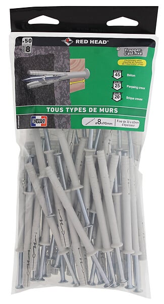 FC890SA50 - Sachet de 50 chevilles Frapex