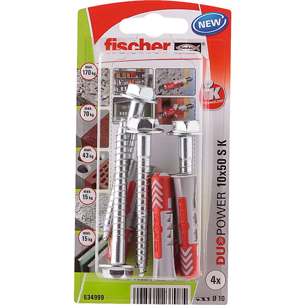 534999 - Blister 4 chevilles tous maté