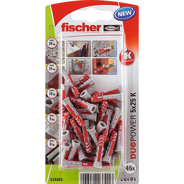 534992 - Blister de 45 chevilles tous m