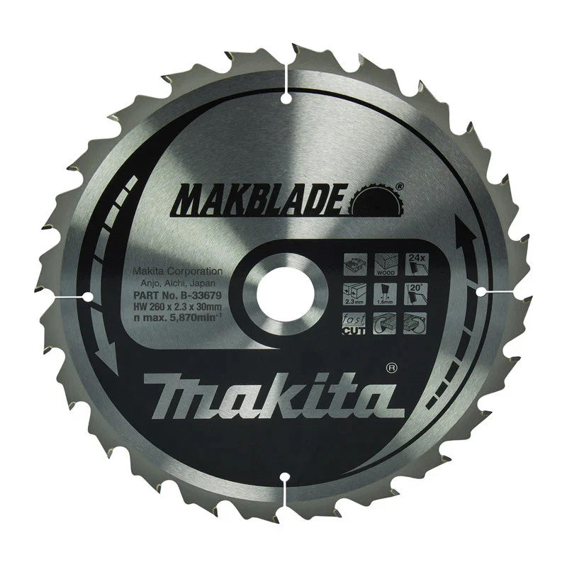 Pack scie sur table MLT100N MAKITA + lame bois carbure B-33679