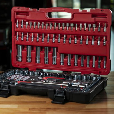 Coffret de douilles et accessoires ULTIMATE 1/4'' - 1/2'', 111 pièces KS TOOLS - 922.0711