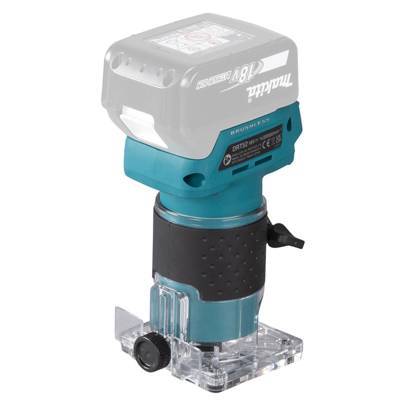 Affleureuse 18V LXT ®MAKITA - DRT52Z Li-Ion - Ø 6 mm (vendu sans batterie)