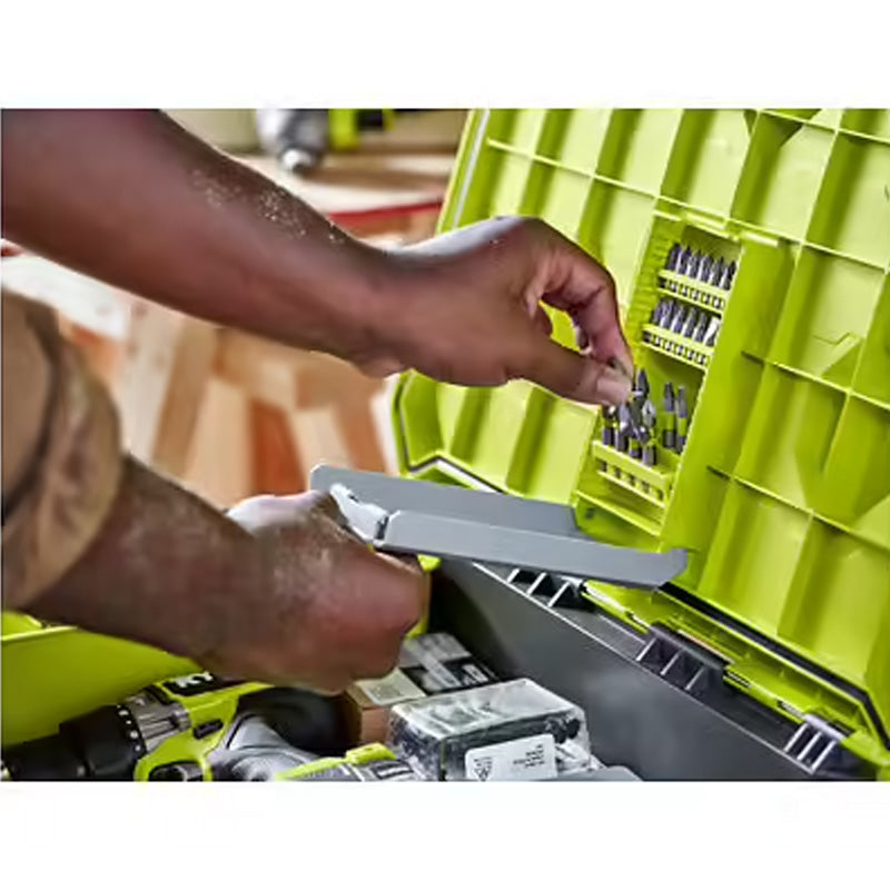 Boite à outils RYOBI RSL201 avec roulettes 66,5L Systeme LINK