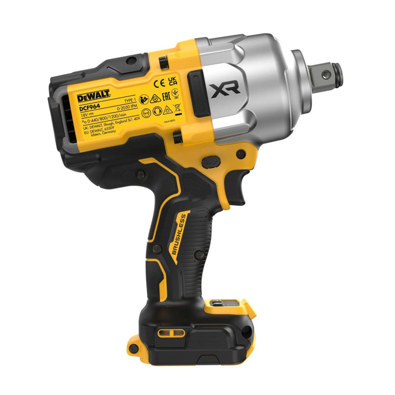 Boulonneuse à chocs DEWALT DCF964NT-XJ ¾” XR 18V Brushless 1925 Nm