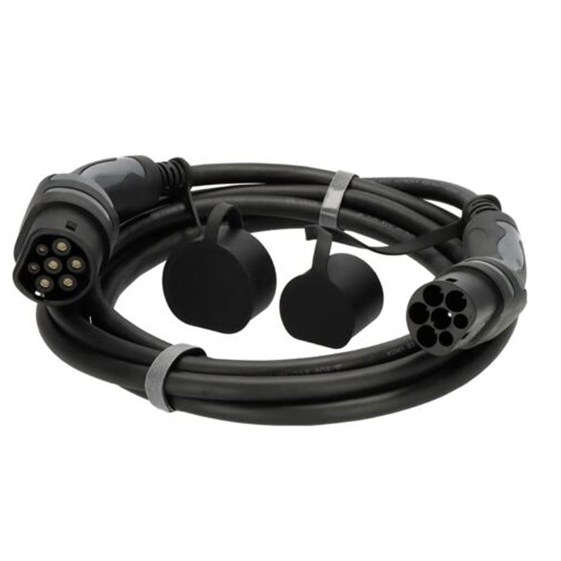Câble de recharge EV type 2 - BRENNENSTUHL - 1384000030 - L.7m 22kW noir IP55