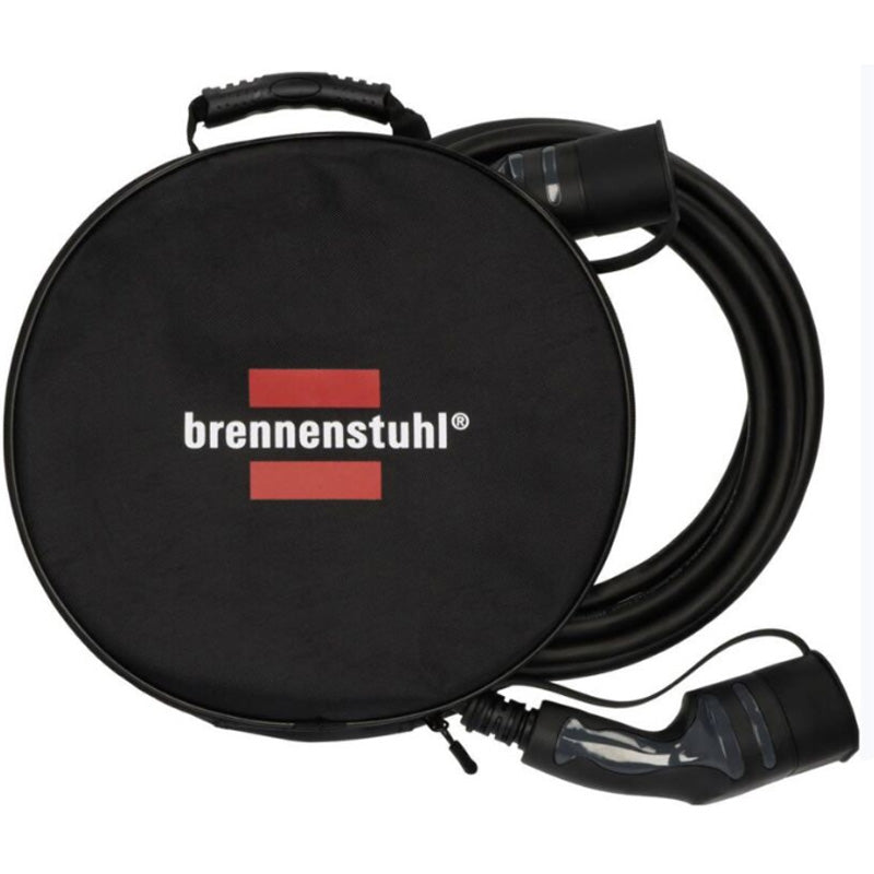 Câble de recharge EV type 2 - BRENNENSTUHL - 1384000030 - L.7m 22kW noir IP55