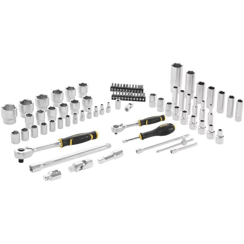 Coffret de douilles ¼’’ + ½’’ - jeu de 81 pcs - fatmax - STANLEY - FMMT82826-1