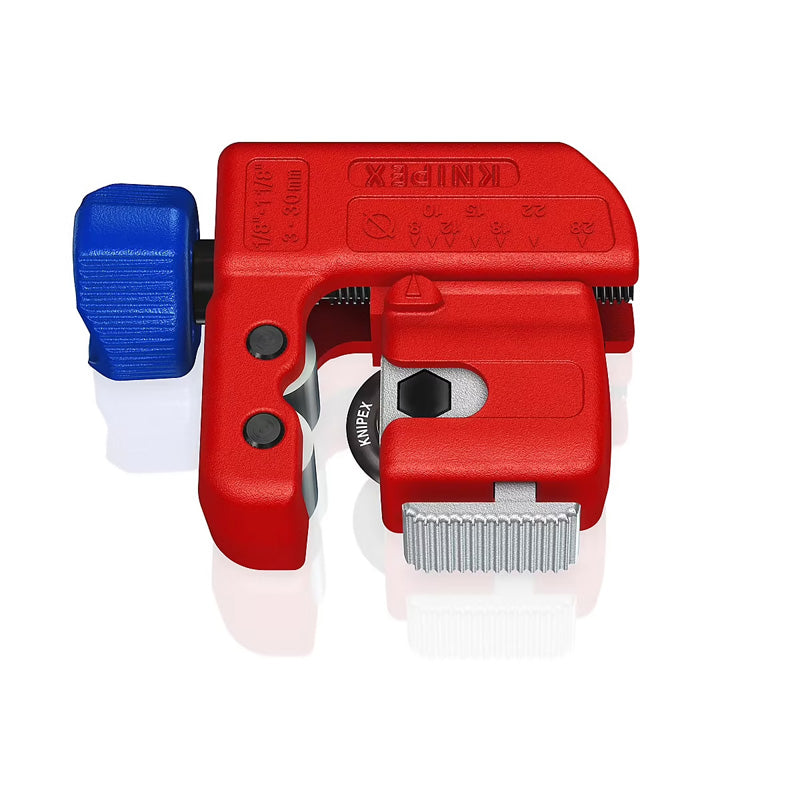 Coupe-tubes TubiX® S syst. QuickLock - 77mm - Ø 3-30 mm épaisseur max 2 mm - SC KNIPEX - 903101