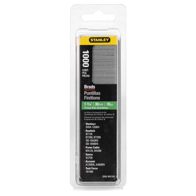 Clous 15mm - boîte de 1000pcs - STANLEY - 1-swk-bn0625t