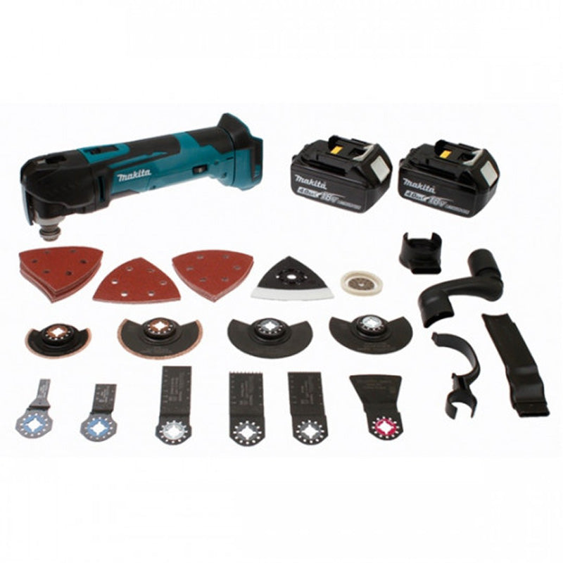 Découpeur-ponceur multifonction 2x4Ah 18V DTM51RMJX3 en MAKPAK avec accessoires
