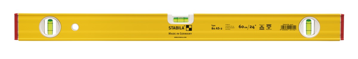 Niveaux à bulle Type 80 AS-2 STABILA