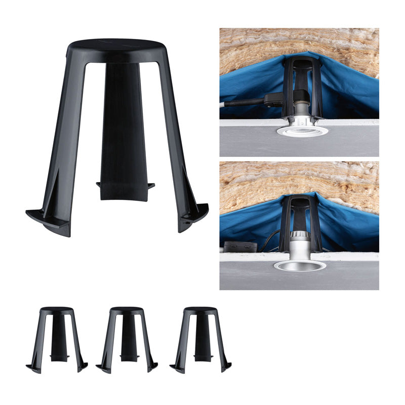 Entretoise pour encastré 62-90mm - Paulmann - Plastique noir