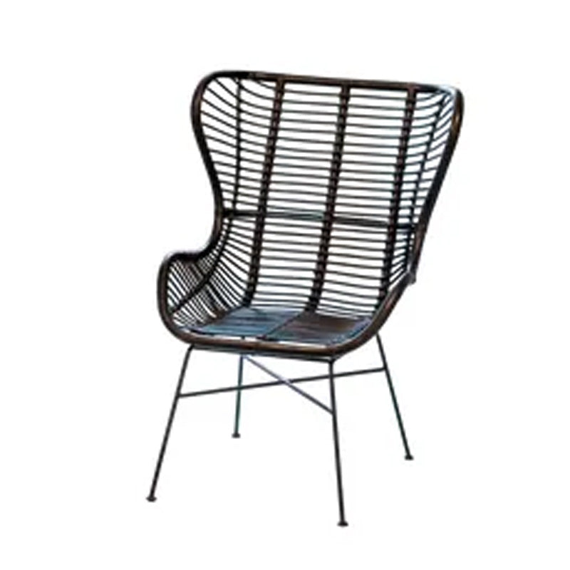 Fauteuil Papillon Victoria 98 X 80 X 81 Cm M tal Rotin Noir fauteuil-papillon-victoria-98-x-80-x-81-cm-m-tal-rotin-noir