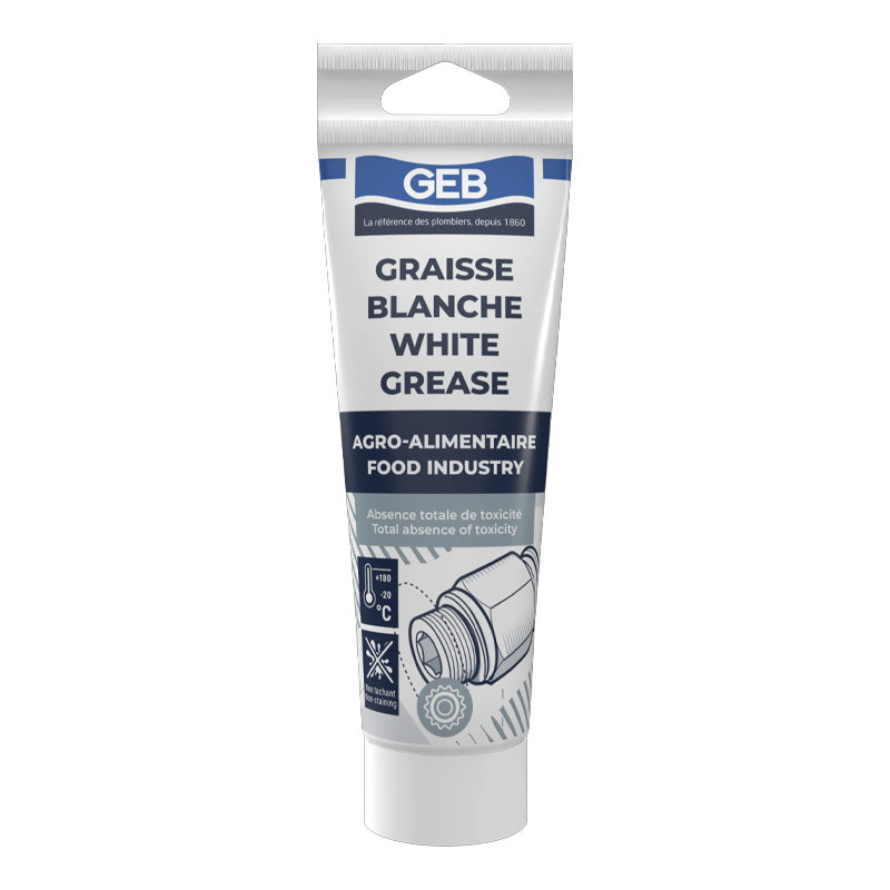 Graisse blanche GEB sans savon spécial contact alimentaire 125ml - GEB - 651135