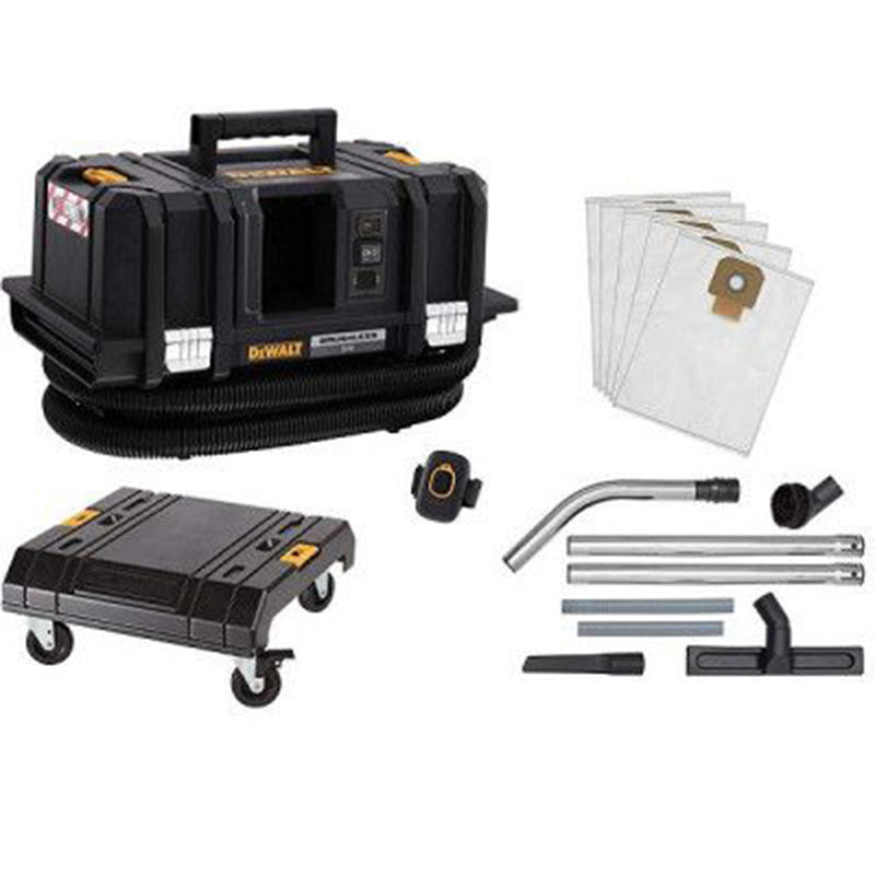 Kit Aspirateur TSTAK DEWALT DCV586MK-XJ TSTAK XR FLEXVOLT 54V eau et poussières - Classe M