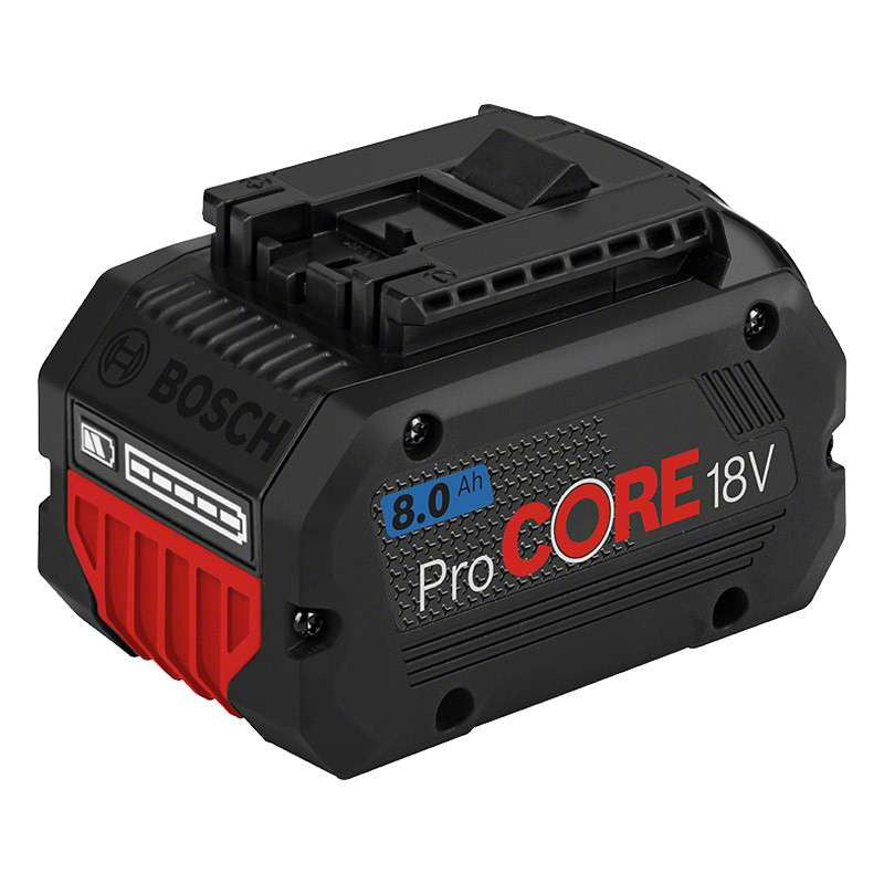 Lot de 4 batteries ProCore 8Ah 18V 1600A016GK + 1 chargeur rapide 1600A019S6 Bosch Professional