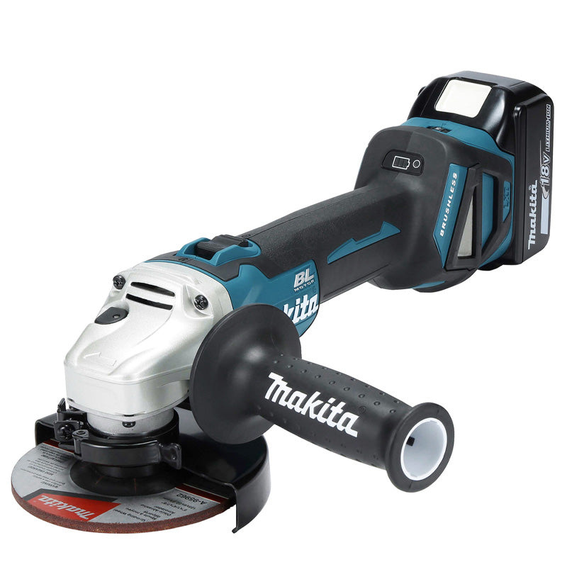 Meuleuse Ø125mm 18V Brushless MAKITA DGA511Z Frein, Vitesse variable - livré carton (vendu sans batterie)