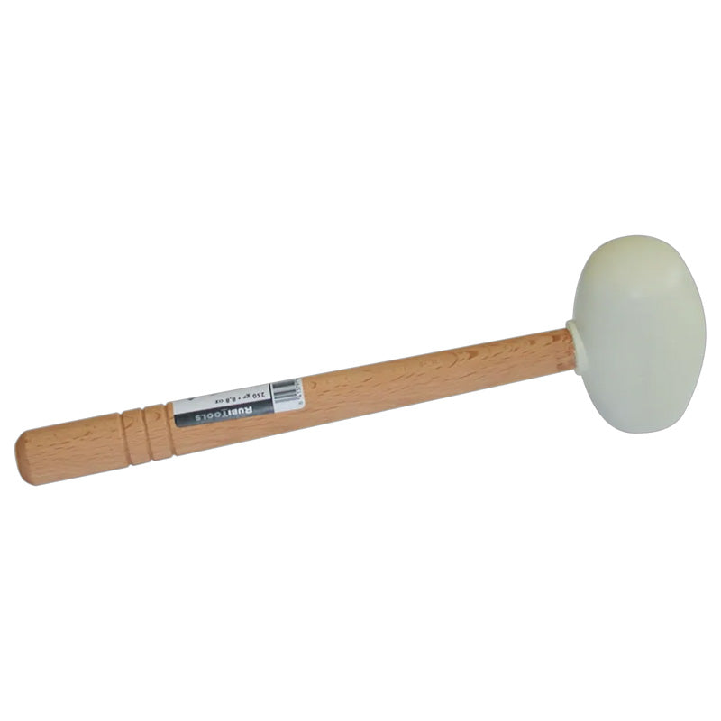 Maillet caoutchouc blanc pointe ronde 500 gr. - RUBI - 66906