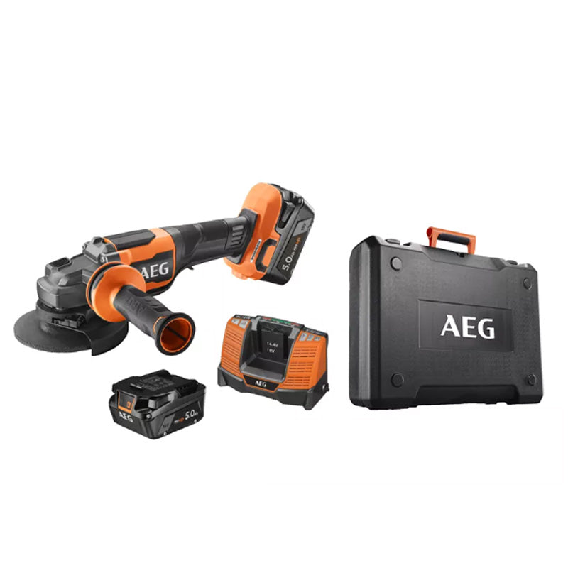 Meuleuse AEG BEWS18-125BLPX2-0 125mm 18V BRUSHLESS (vendu sans batterie)