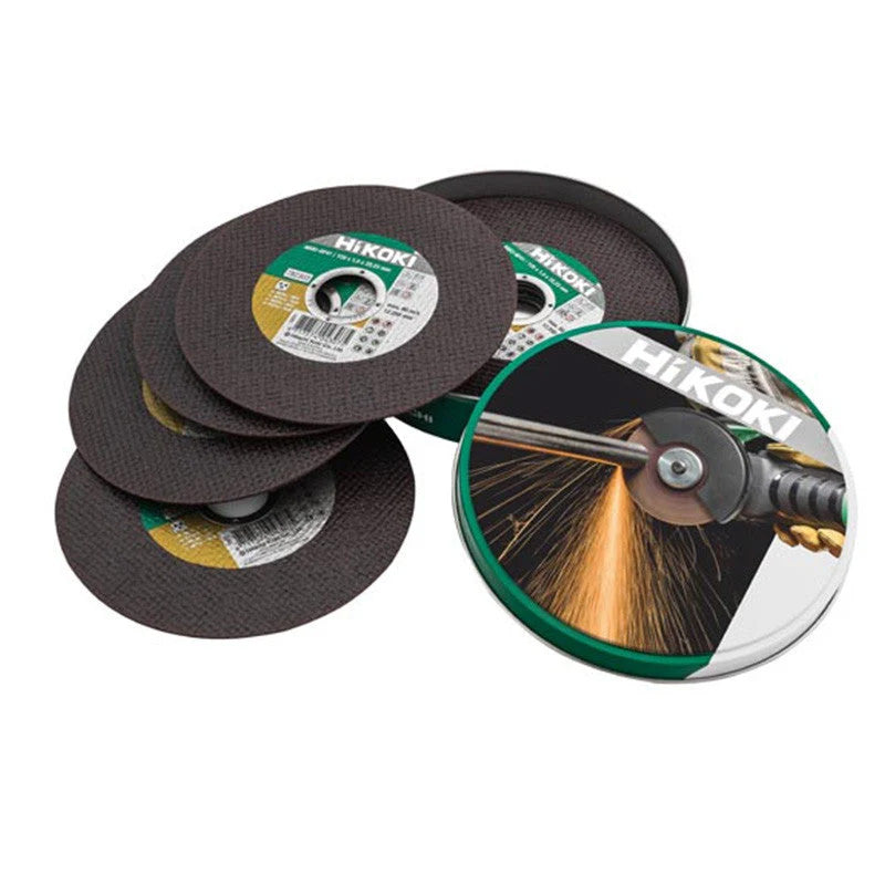 Pack Meuleuse Ø125 36/18V Brushless + disque diamant + 10 disques à tronçonner HIKOKI G3613DVEW2Z & 752802 & 782304 avec Hitcase III