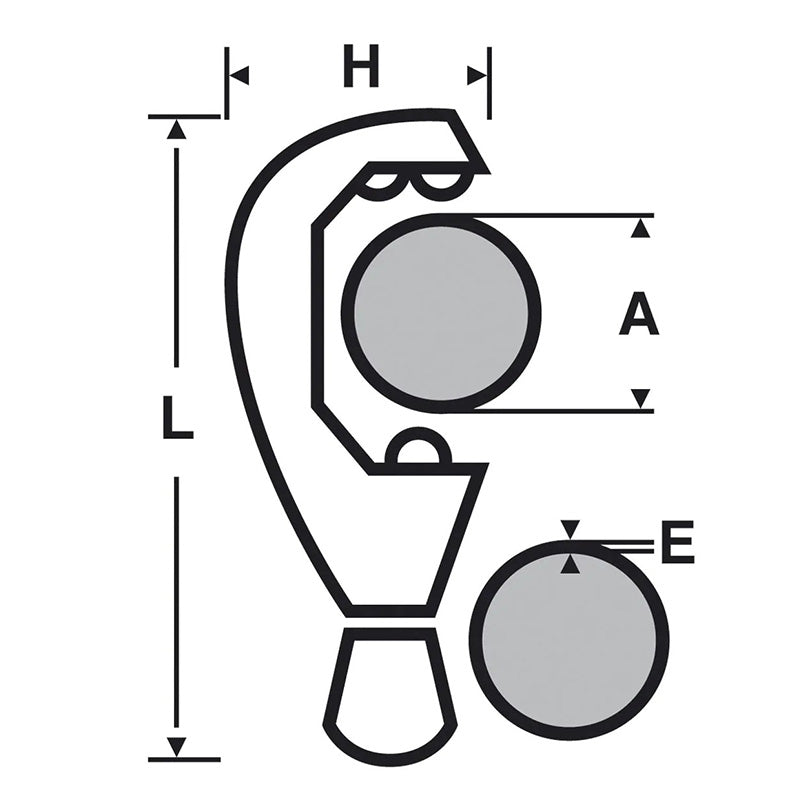 Mini coupe-tube cuivre 3-16 mm VIRAX 210437