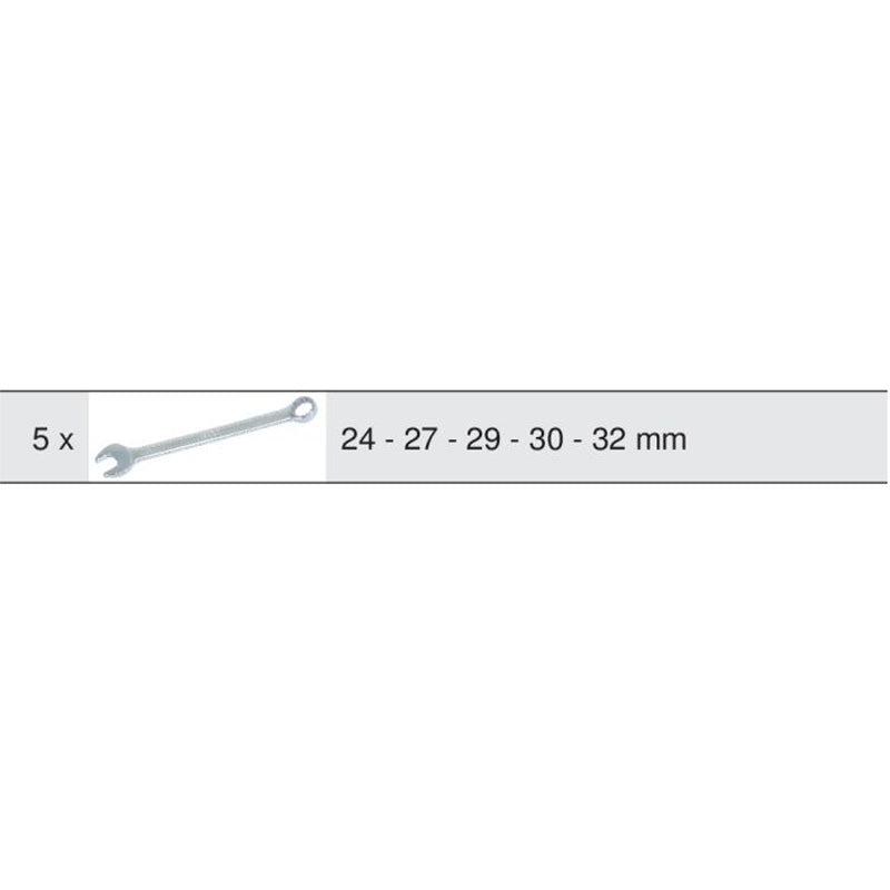 Module de clés mixtes ULTIMATE, 5 pièces - KS TOOLS - 713.2015
