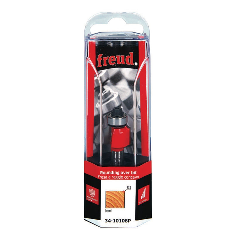Fraise pour arrondi convexe Bois FREUD 2 tranchants Queue 8 diam 16,7 mm hauteur totale 54,9 mm