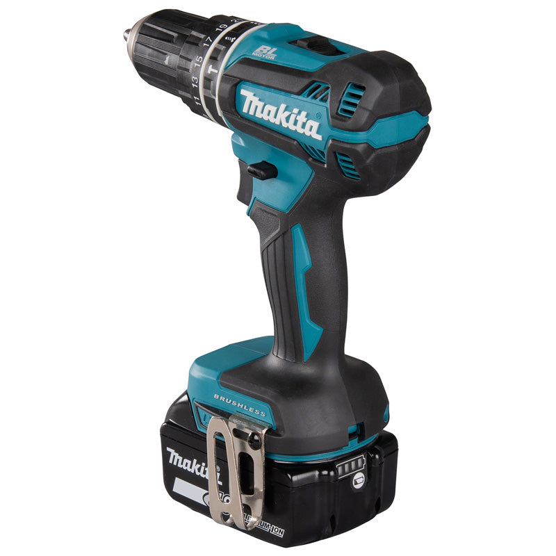 Perceuse visseuse Brushless 18V DHP485RMJ 2 x 4 Ah - Ø 13 mm - 50 Nm en Makpak